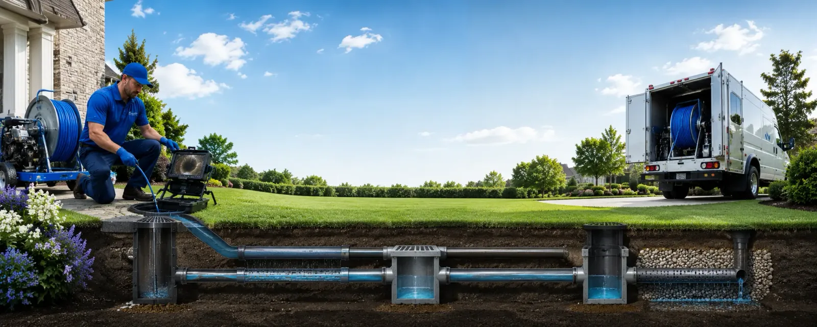 Outdoor drain cleaning information for Newport, MI