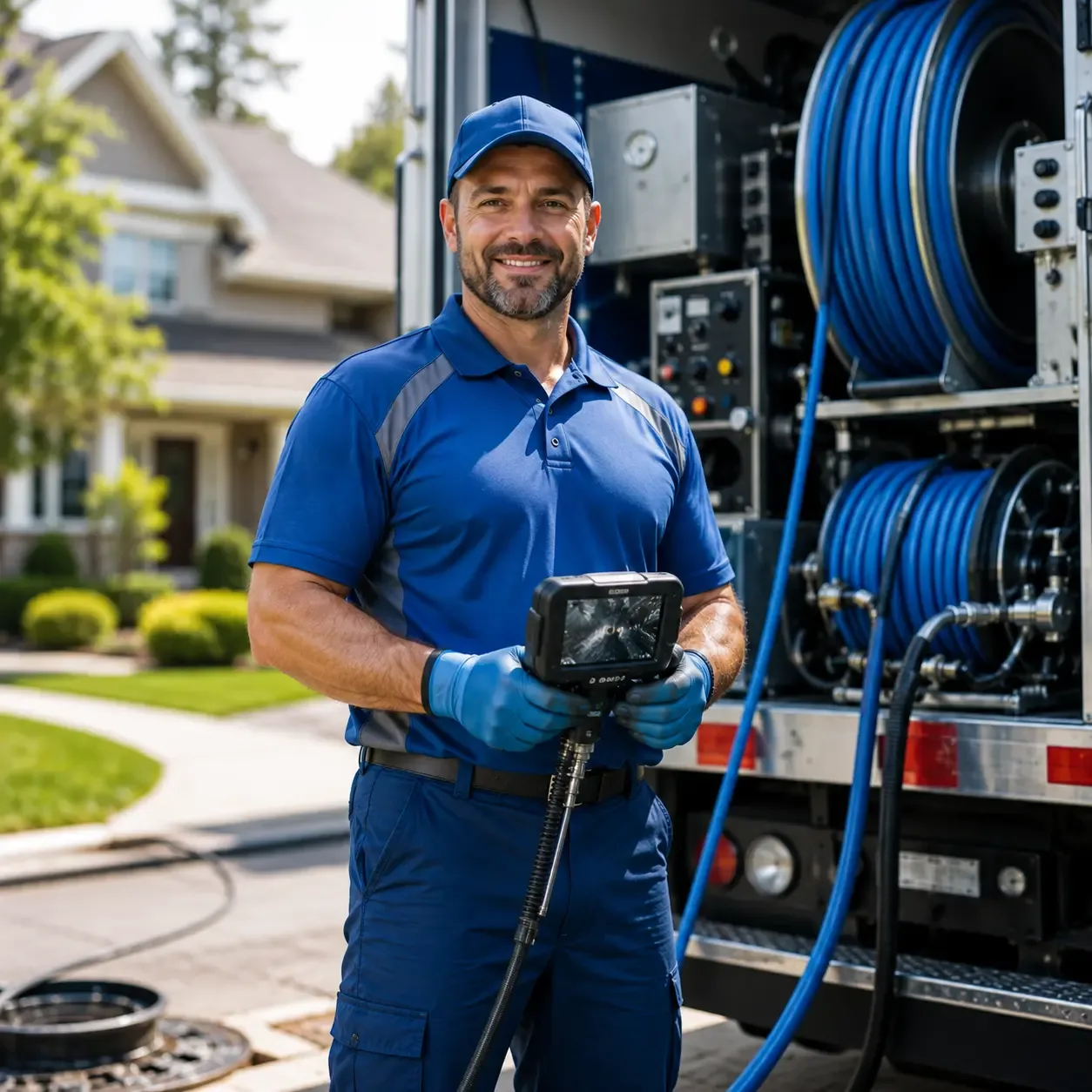 Local outdoor drain cleaning specialists in Newport, MI